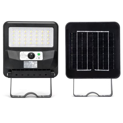 Aigostar - LED ηλιακό φωτιστικό δρόμου με αισθητήρα LED/50W/3,2V 1000mAh 6500K + τηλεχειριστήριο