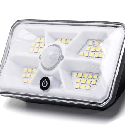 Aigostar - Ηλιακό φωτιστικό LED με αισθητήρα LED/3,7V 6500K 500 mAh IP65 μαύρο