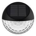 Aigostar - LED Ηλιακό Επιτοίχιο Φωτιστικό LED/2W/1,2V μαύρο 300 mAh 2700K IP44