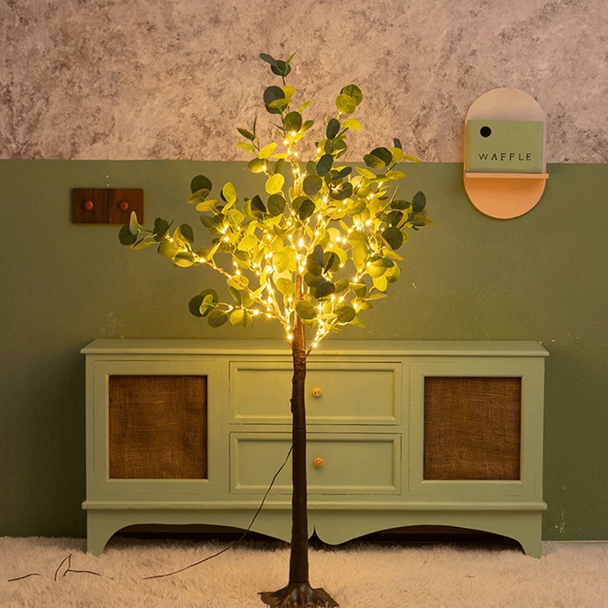 Aigostar - Ηλιακό διακοσμητικό LED 30xLED/2,6m IP65 300 mAh ζεστό λευκό ευκάλυπτος