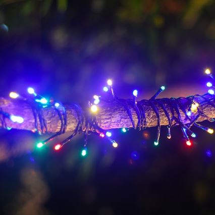 Aigostar - LED Ηλιακό χριστουγεννιάτικο φωτιστικό αλυσίδα 100xLED/8 λειτουργίες 12μ IP65 πολύχρωμο