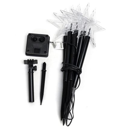 Aigostar - LED Ηλιακό Χριστουγεννιάτικο Φωτιστικό LED/0,054W/1,2V 1m IP65 800 mAh ψυχρό λευκό