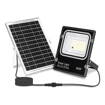 Aigostar - LED ηλιακός προβολέας LED/50W/3,2V 1200mAh 3000K/4000K/6500K IP66 + τηλεχειριστήριο