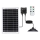 Aigostar - LED ηλιακός πολυέλαιος με αισθητήρα LED/70W/12V 6000 mAh 6500K IP65 Ø 23,5 cm + τηλεχειριστήριο
