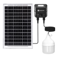 Aigostar - LED ηλιακός πολυέλαιος με αισθητήρα LED/70W/12V 6000 mAh 6500K IP65 διάμ. 12 cm + τηλεχειριστήριο