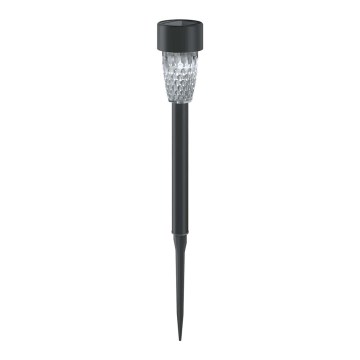 Aigostar - LED Ηλιακό Φωτιστικό LED/0,006W/1,2V 40 mAh 29,7 εκ. μαύρο 6500K IP44