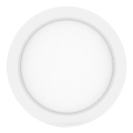 Aigostar - LED Πλαφονιέρα οροφής LED/18W/230V διάμετρος 22,6 cm 4000K λευκό
