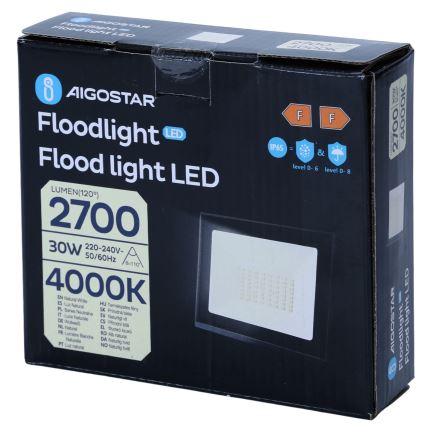 Aigostar - LED Προβολέας LED/30W/230V 4000K IP65