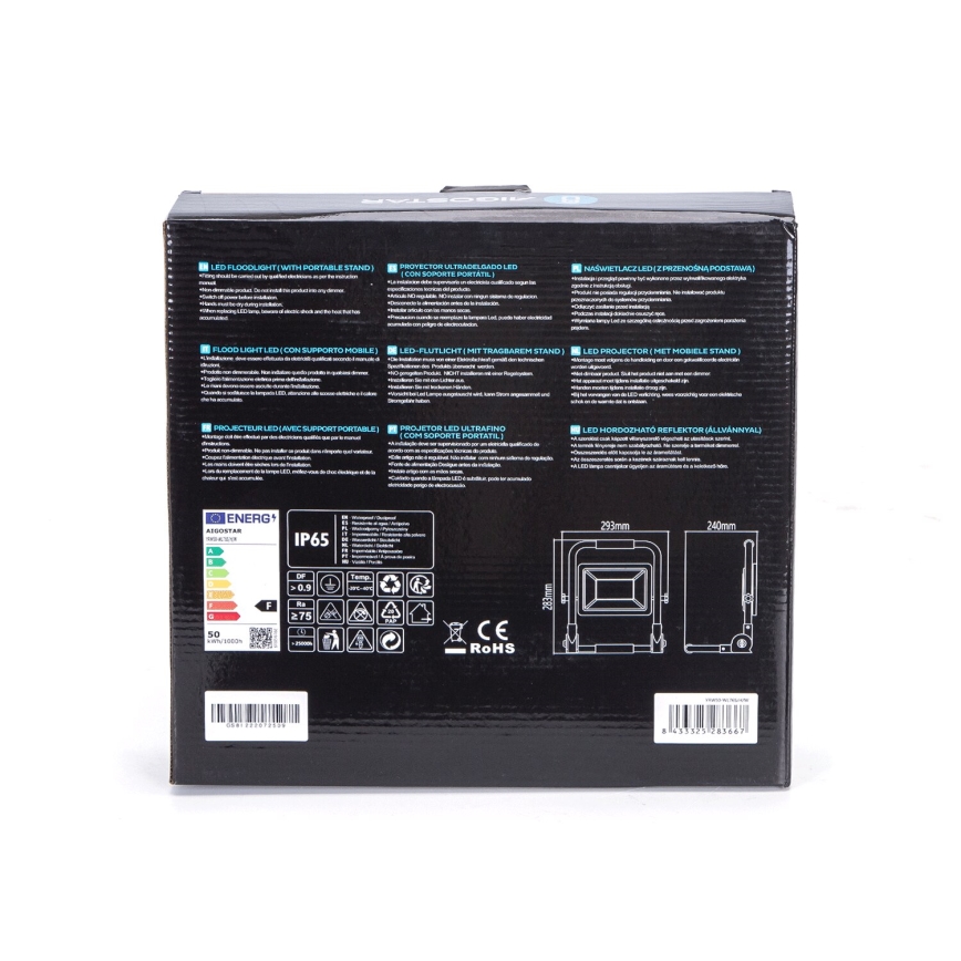 Aigostar - LED Προβολέας με βάση LED/50W/230V 6500K IP65