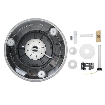 Aigostar - Ρυθμιζόμενος ανεμιστήρας οροφής LED/50W/230V 2700-6500K Ø106cm λευκός + τηλεχειριστήριο