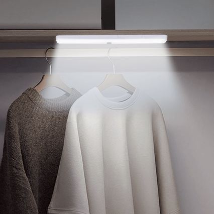 Aigostar - LED Ρυθμιζόμενος φωτισμός ντουλαπιού LED/1,5W/3xAA 6500K λευκό