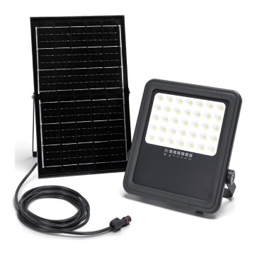 Aigostar - LED ρυθμιζόμενος ηλιακός προβολέας LED/300W/3,4V IP65 20000 mAh με τηλεχειριστήριο