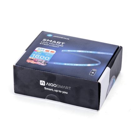 Aigostar - Ρυθμιζόμενη LED ταινία RGB 6,5μ LED/16,5W/12/230V 3000K Wi-Fi