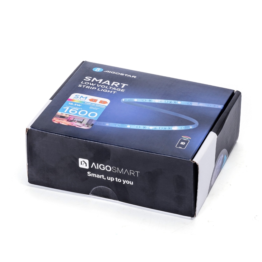 Aigostar - Ρυθμιζόμενη LED ταινία RGB 6,5μ LED/16,5W/12/230V 3000K Wi-Fi