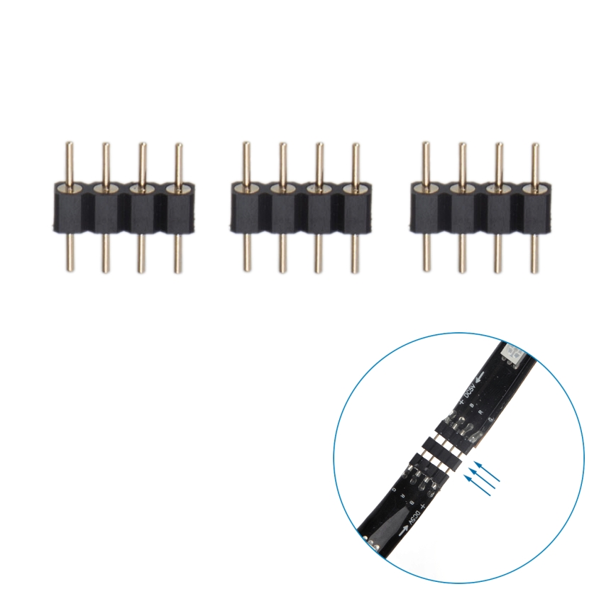 Aigostar - LED RGB Smart Dimmable ταινία 4x0,5m LED/4,5W/5V Wi-Fi + τηλεχειριστήριο