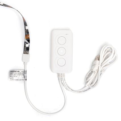 Aigostar - LED RGB Smart Dimmable ταινία 4x0,5m LED/4,5W/5V Wi-Fi + τηλεχειριστήριο