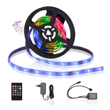 Aigostar - LED RGB Dimmable ταινία εξωτερικού χώρου 3m LED/24W/12/230V IP65 + τηλεχειριστήριο