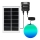 Aigostar - LED RGB Dimming ηλιακό κρεμαστό φωτιστικό οροφής MESH LED/20W/3,7V 4000 mAh 2700K-6500K IP65 διάμετρος 20 cm