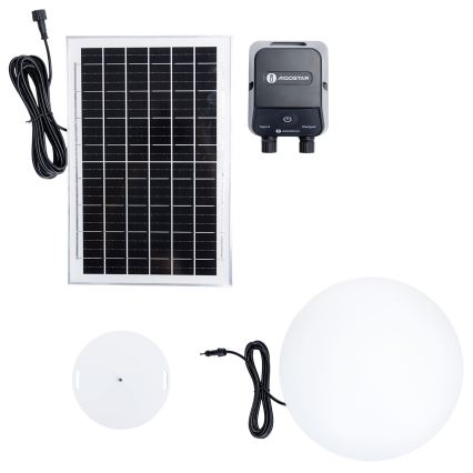Aigostar - LED RGBW ρυθμιζόμενο εξωτερικό φωτιστικό MESH LED/35W/3,7V 4000mAh 2700-6500K IP65 διάμ. 50 cm + τηλεχειριστήριο