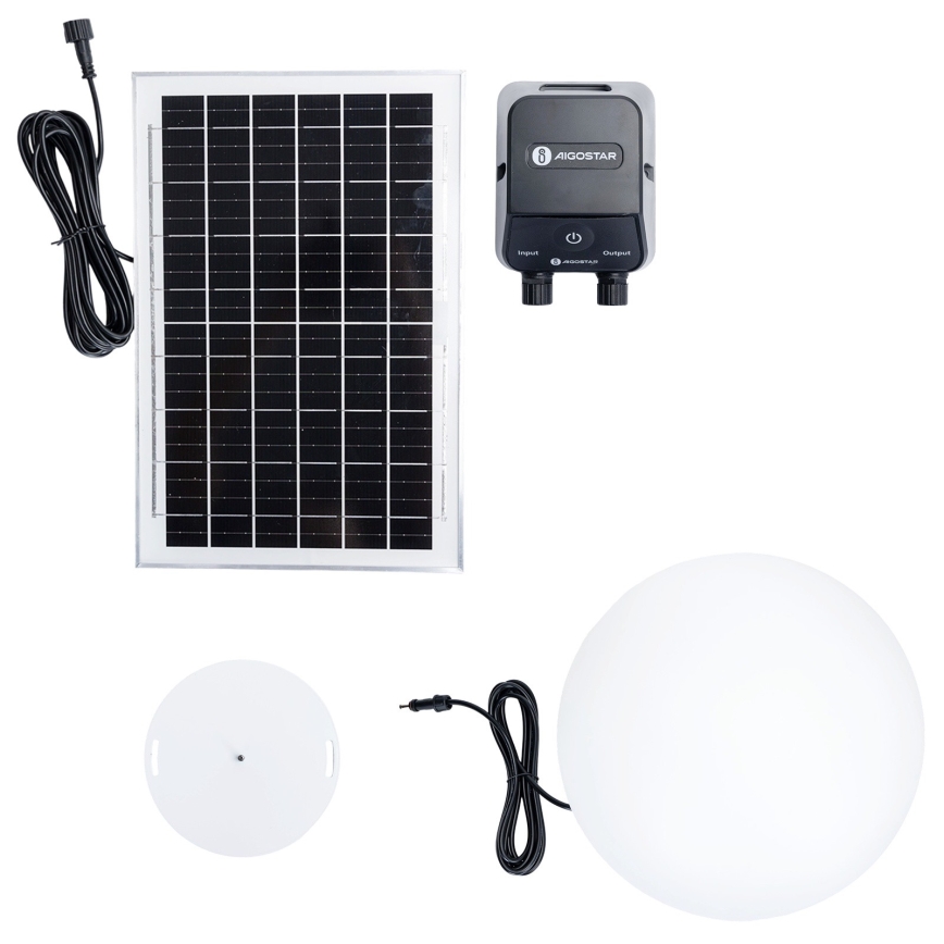 Aigostar - LED RGBW ρυθμιζόμενο εξωτερικό φωτιστικό MESH LED/35W/3,7V 4000mAh 2700-6500K IP65 διάμ. 50 cm + τηλεχειριστήριο