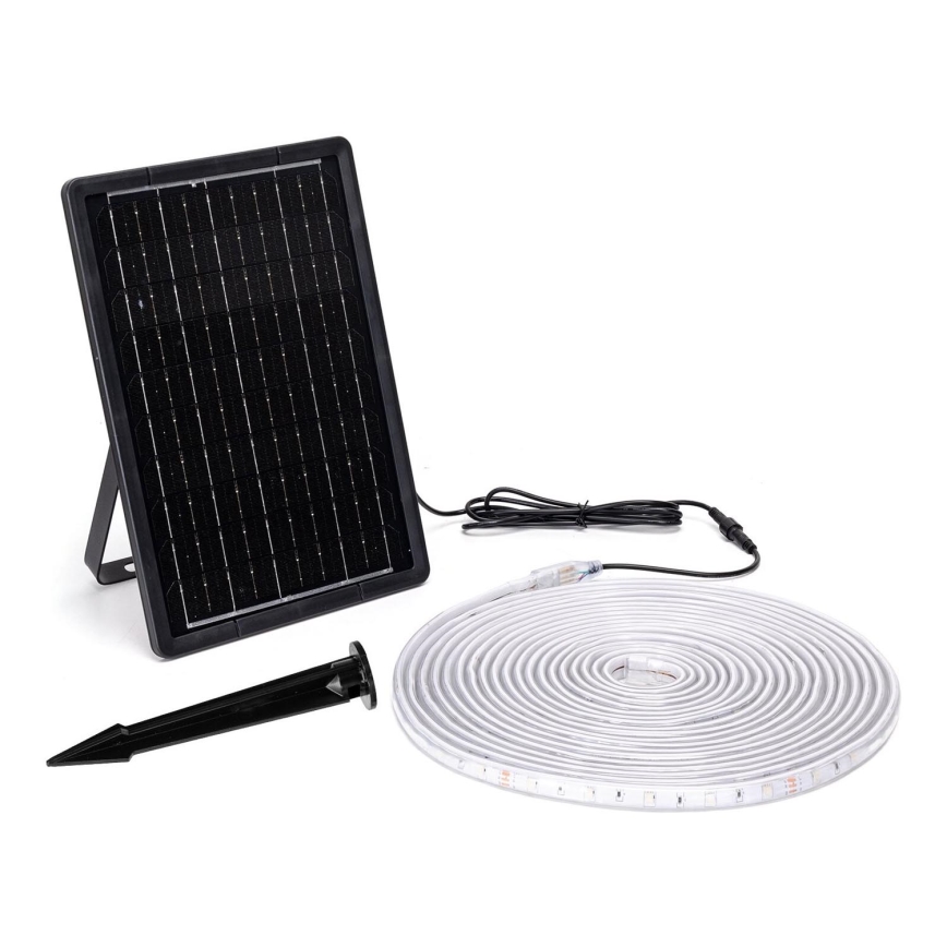 Aigostar - LED RGB Ηλιακή ταινία Dimmable LED/10W/3,2V 10 m IP65 8000 mAh + τηλεχειριστήριο