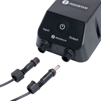 Aigostar - LED RGB Dimming ηλιακό κρεμαστό φωτιστικό οροφής MESH LED/5W/3,7V 8000 mAh 2700K-6500K IP65 διάμετρος 30 cm