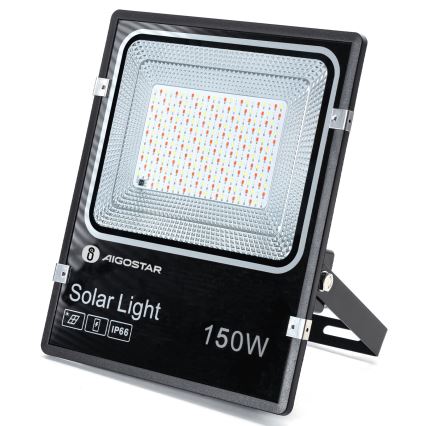 Aigostar - LED RGB Ηλιακός προβολέας Dimmable LED/150W/3,2V IP66 + τηλεχειριστήριο