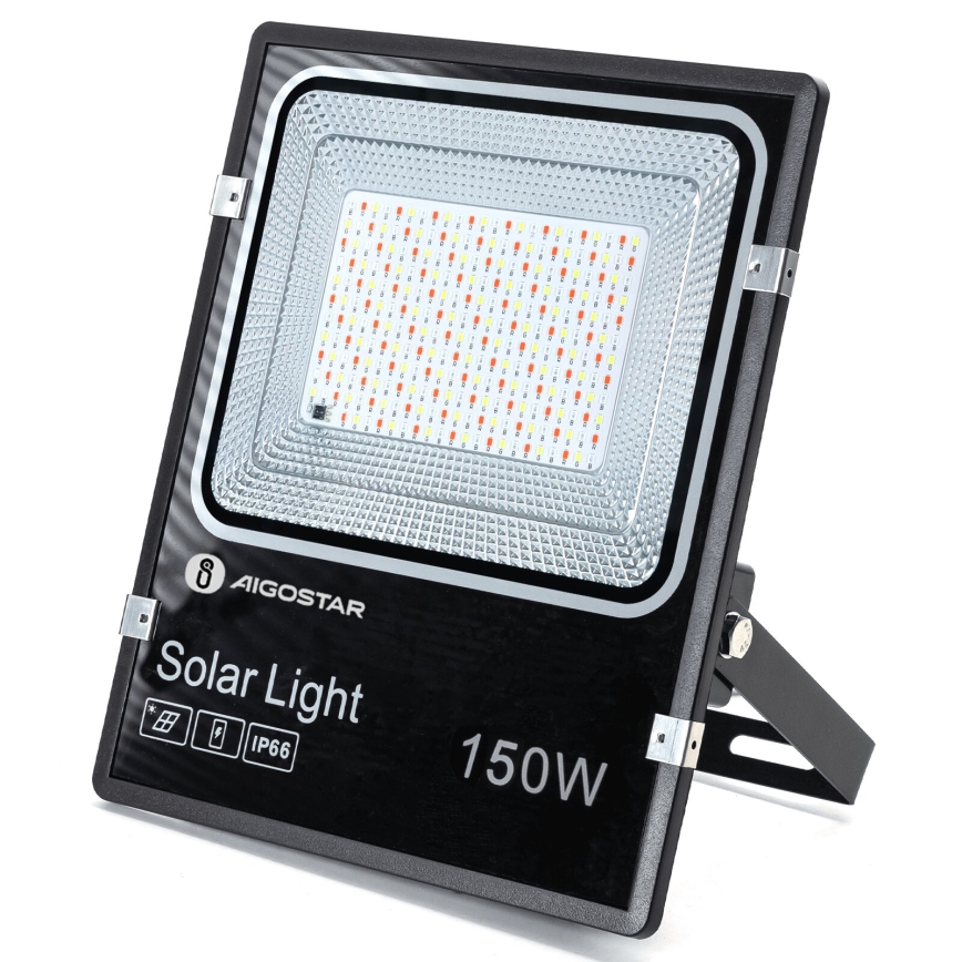 Aigostar - LED RGB Ηλιακός προβολέας Dimmable LED/150W/3,2V IP66 + τηλεχειριστήριο