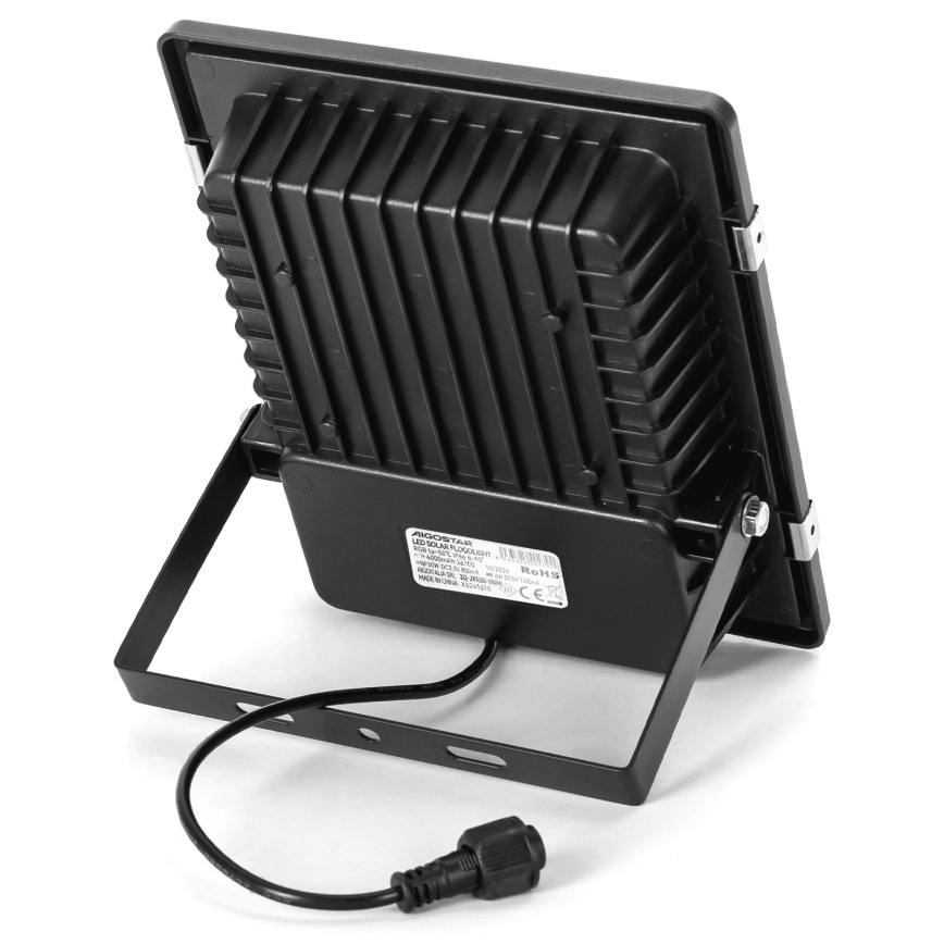 Aigostar - LED RGB Ηλιακός προβολέας Dimmable LED/50W/3,2V IP66 4000 mAh + τηλεχειριστήριο