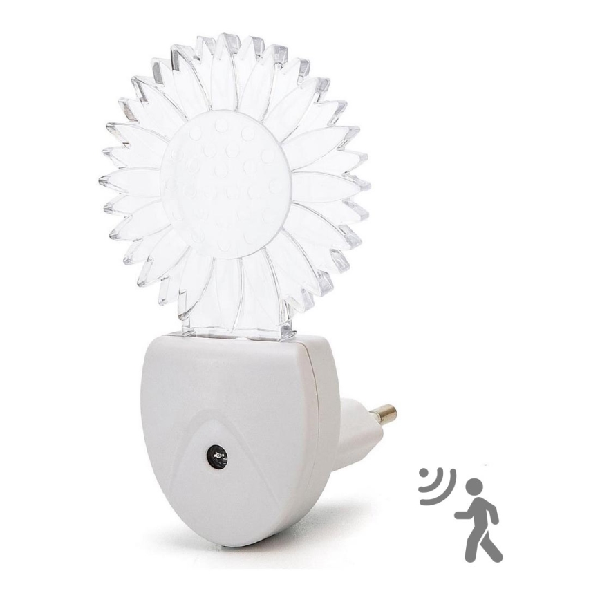 Aigostar - LED RGB νυχτερινό φως με αισθητήρα LED/0,5W/230V ήλιος