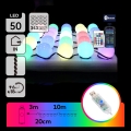 Aigostar - LED RGBIC Διακοσμητική γιρλάντα 25xLED/5W/USB 10 m πολύχρωμη