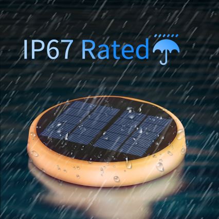 Aigostar - LED RGBIC Ηλιακό φωτιστικό LED/0,6W/3,7V IP65