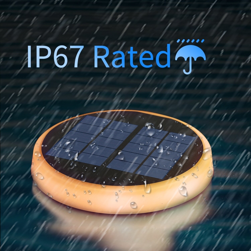 Aigostar - LED RGBIC Ηλιακό φωτιστικό LED/0,6W/3,7V IP65