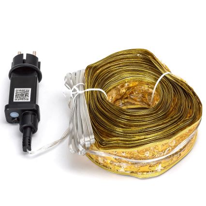 Aigostar - LED RGBICW Έξυπνη εξωτερική γιρλάντα MESH 100xLED 10 m IP44 + τηλεχειριστήριο