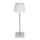 Aigostar - LED RGBW Dimmable επαναφορτιζόμενο επιτραπέζιο φωτιστικό εξωτερικού χώρου LED/4W/5V 3600mAh λευκό/ματ χρώμιο IP54