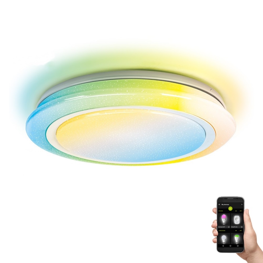 Aigostar - LED RGBW Dimmable φωτιστικό μπάνιου LED/27W/230V 40 cm Wi-Fi IP44