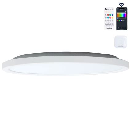 Aigostar - LED RGBW Dimmable φωτιστικό οροφής MESH LED/24W/230V 3000-6500K λευκό + τηλεχειριστήριο