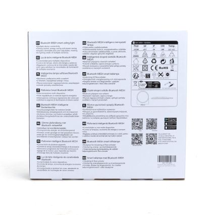 Aigostar - LED RGBW Dimmable φωτιστικό οροφής MESH LED/24W/230V 3000-6500K λευκό + τηλεχειριστήριο