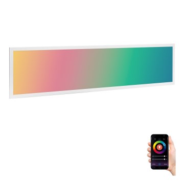 Aigostar - LED RGBW Dimmable χωνευτό πάνελ MESH LED/36W/230V 2700-6500K 120x30 cm