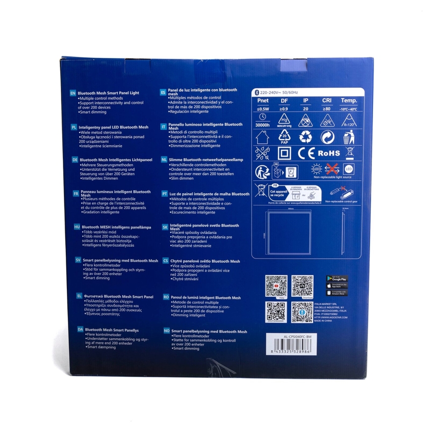 Aigostar - LED RGBW Dimmable χωνευτό πάνελ MESH LED/36W/230V 60x60 cm