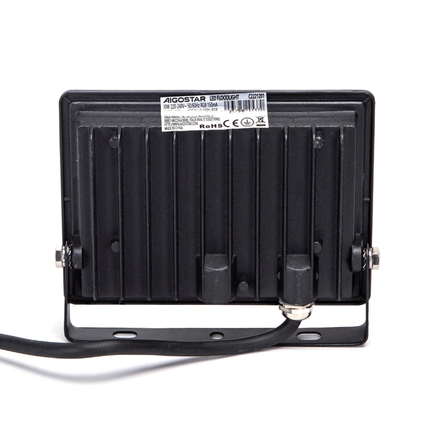 Aigostar - Ρυθμιζόμενος προβολέας LED RGBW/30W/230V IP65 + τηλεχειριστήριο
