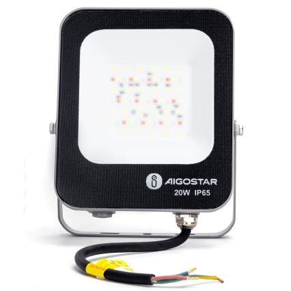Aigostar - LED RGBW Dimming προβολέας MESH Smart LED/20W/230V 6500K IP65 + τηλεχειριστήριο