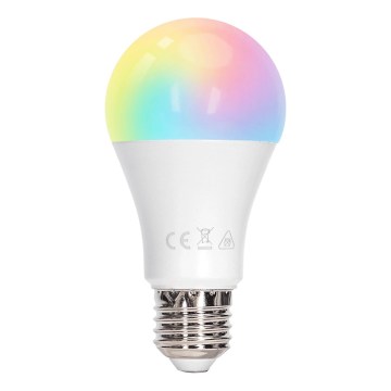 Aigostar - LED RGBW ρυθμιζόμενη λάμπα A60 E27/8W/230V 3000K + τηλεχειριστήριο