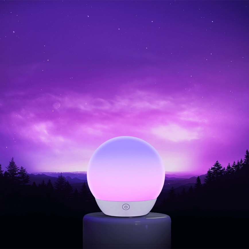 Aigostar - LED RGBW ρυθμιζόμενη επιτραπέζια λάμπα LED/5,5W/5V Wi-Fi + τηλεχειριστήριο
