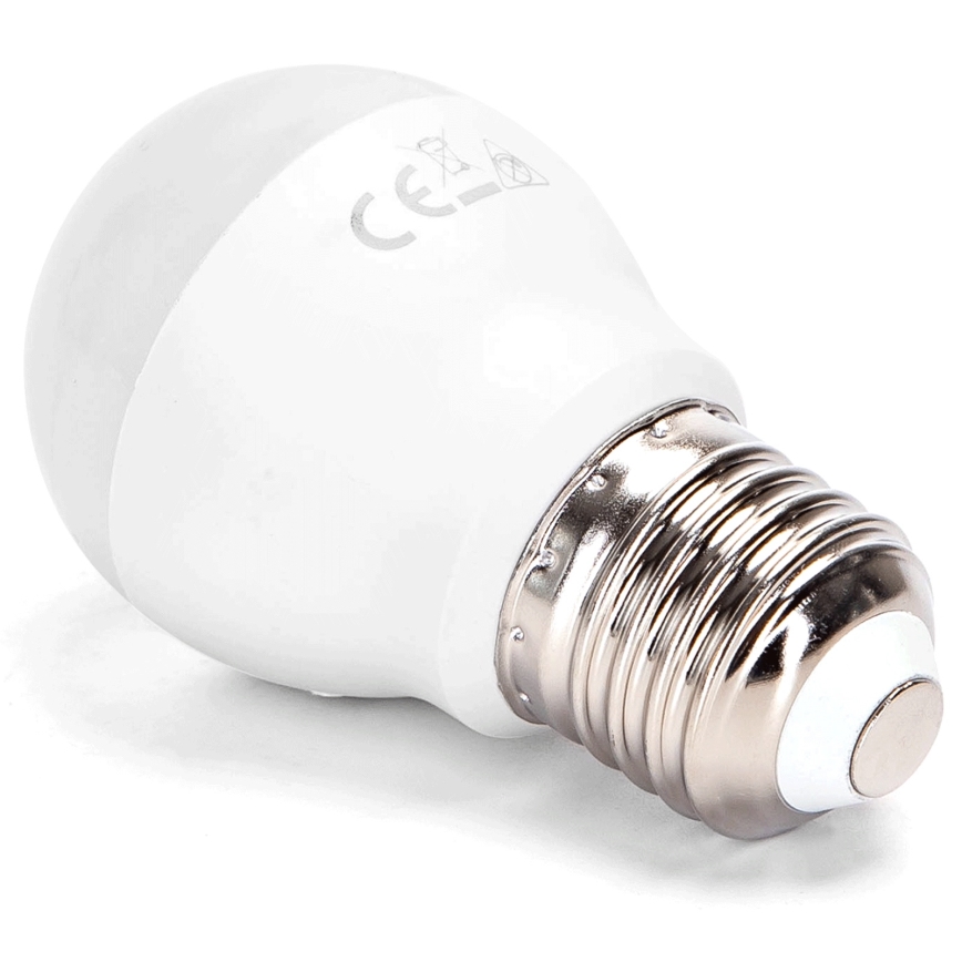 Aigostar - LED RGBW ρυθμιζόμενη λάμπα G45 E27/6W/230V 3000K + τηλεχειριστήριο