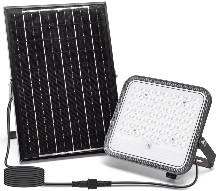 Aigostar - LED RGBW Ηλιακός προβολέας Dimmable LED/100W/3,4V IP66 + τηλεχειριστήριο