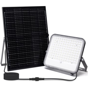 Aigostar - LED RGBW Ηλιακός προβολέας Dimmable LED/200W/3,4V IP66 + τηλεχειριστήριο