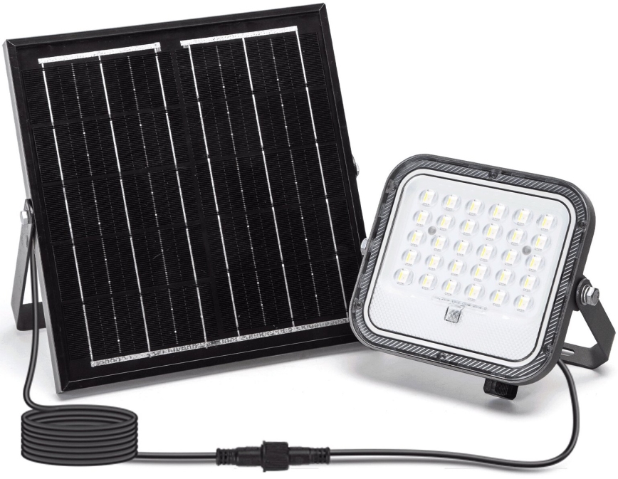 Aigostar - LED RGBW Ηλιακός προβολέας Dimmable LED/50W/3,4V IP66 + τηλεχειριστήριο