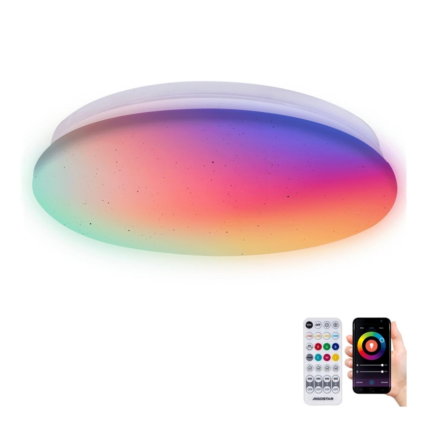 Aigostar - LED RGBW Φωτιστικό οροφής μπάνιου dimming MESH Smart LED/12W/230V IP44 + τηλεχειριστήριο