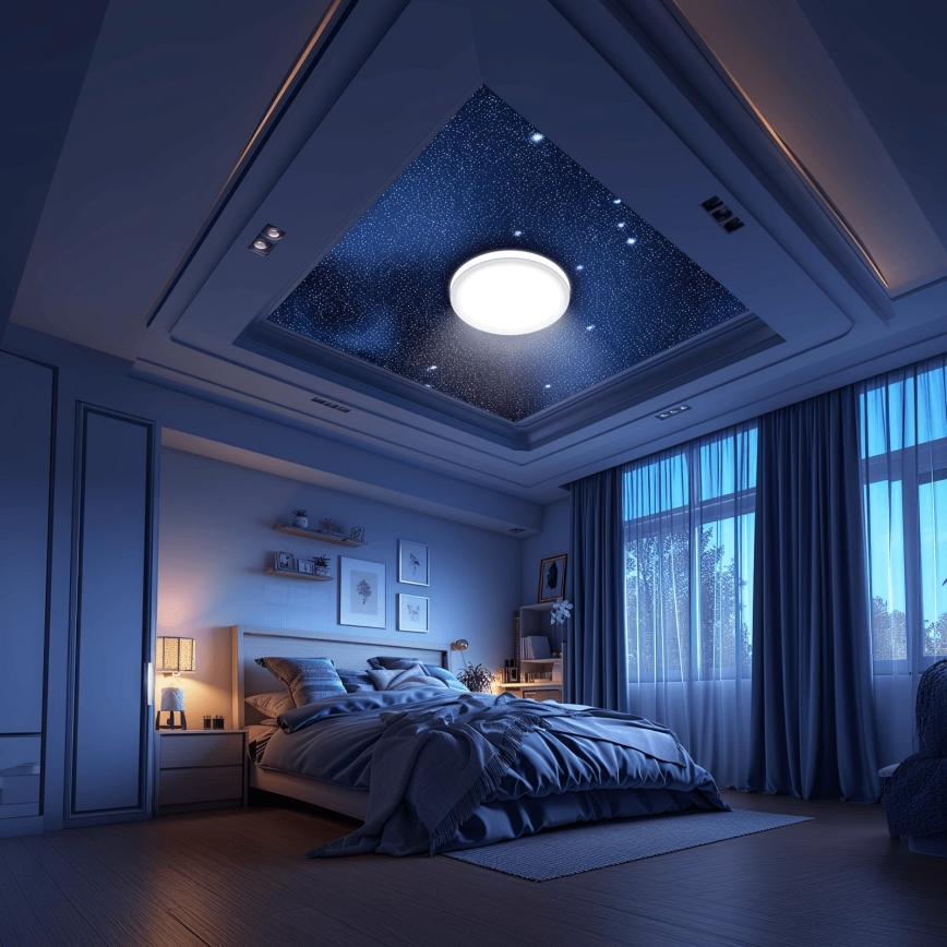Aigostar - LED RGBW Φωτιστικό οροφής μπάνιου dimming MESH Smart LED/24W/230V 3000-6500K IP44 + τηλεχειριστήριο
